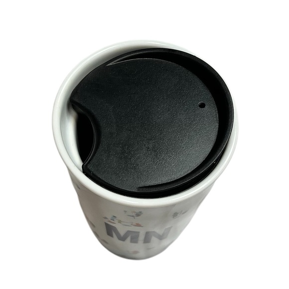 Starbucks Minnesota MN winter scene Ceramic Travel Tumbler‎ 12 OZ - Picture 8 of 12